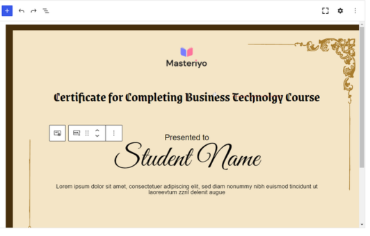 Customize Certificates